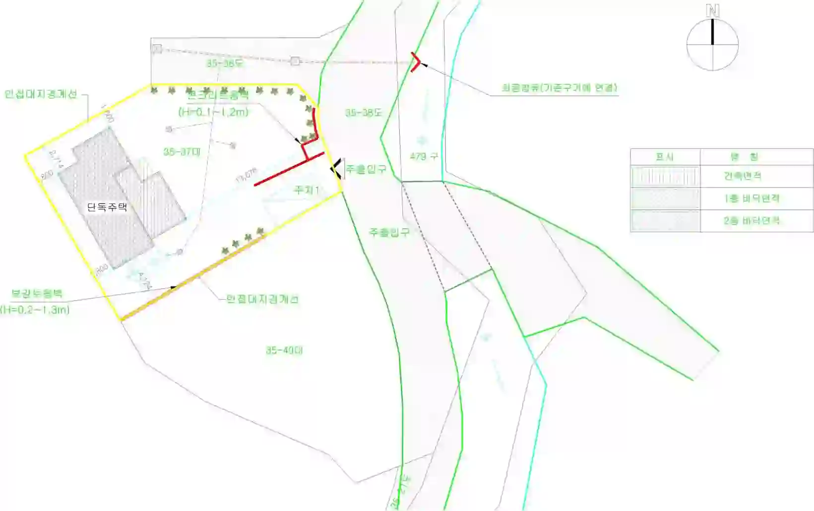 직동리 35-37 배치도 이미지